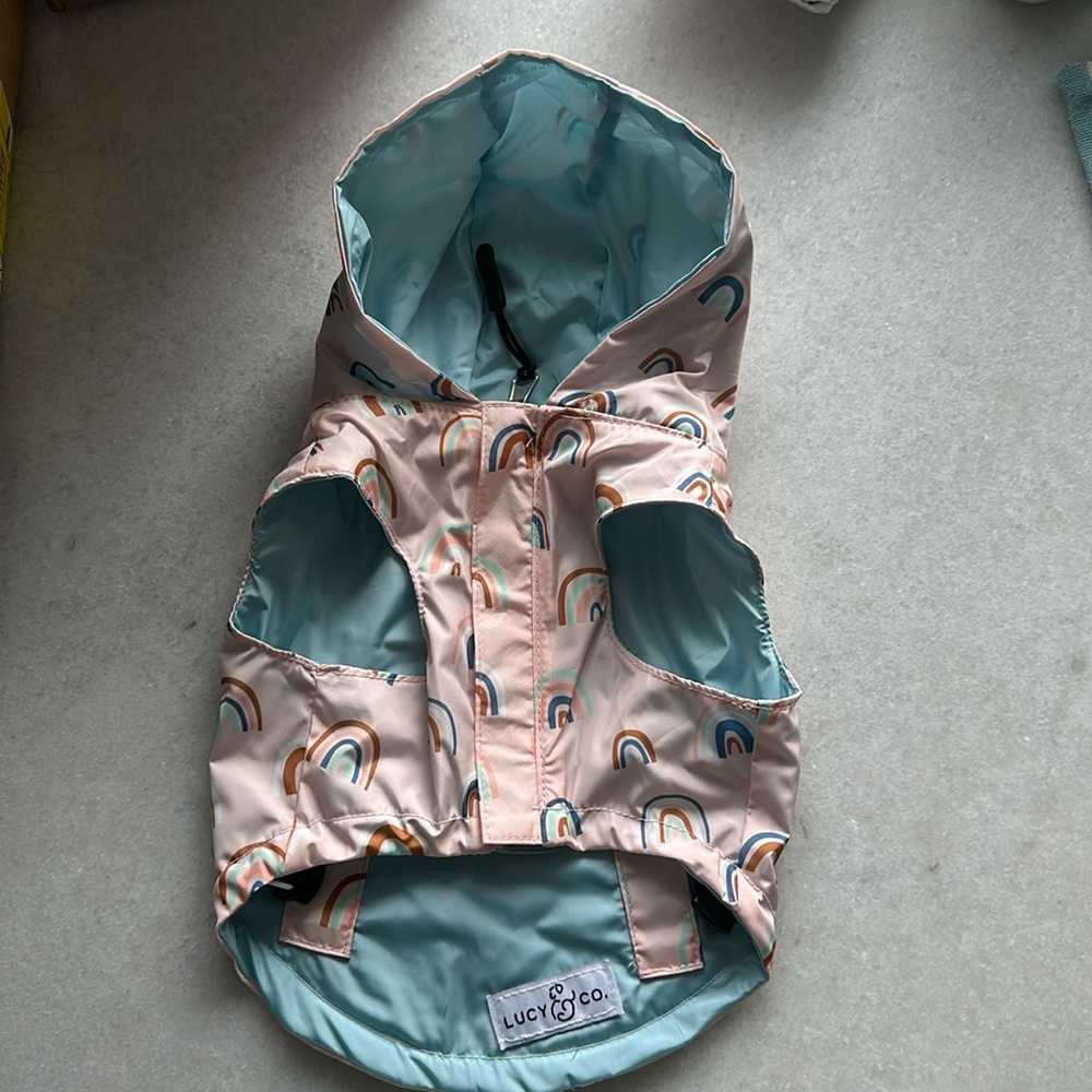 PRICE DROPPED!! Lucy & Co Doggie Rain Jacket